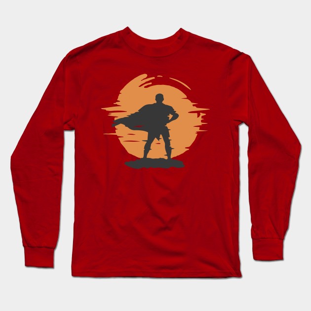 The Last Hero Long Sleeve T-Shirt by madmonkey